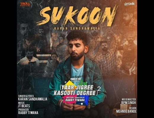 Sukoon Lyrics - Karan Sandhawalia
