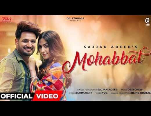 Mohabbat Lyrics - Sajjan Adeeb